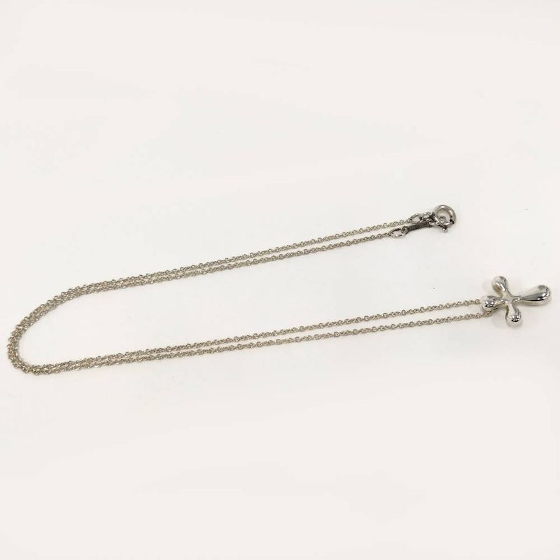 Tiffany & Co. Necklace Small Cross Elsa Peretti Silver