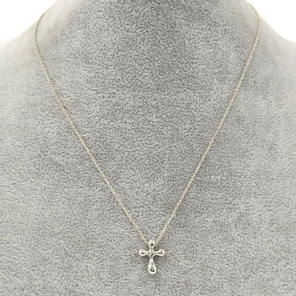 Tiffany & Co. Necklace Small Cross Elsa Peretti Silver