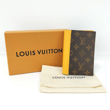 Louis Vuitton Passport Cover Couverture NM Monogram Macassar Saffron Yellow