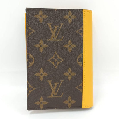 Louis Vuitton Passport Cover Couverture NM Monogram Macassar Saffron Yellow