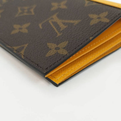 Louis Vuitton Passport Cover Couverture NM Monogram Macassar Saffron Yellow