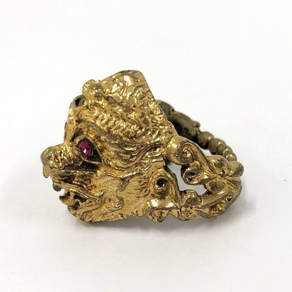 Gucci Ring Monkey Head Plated Gold