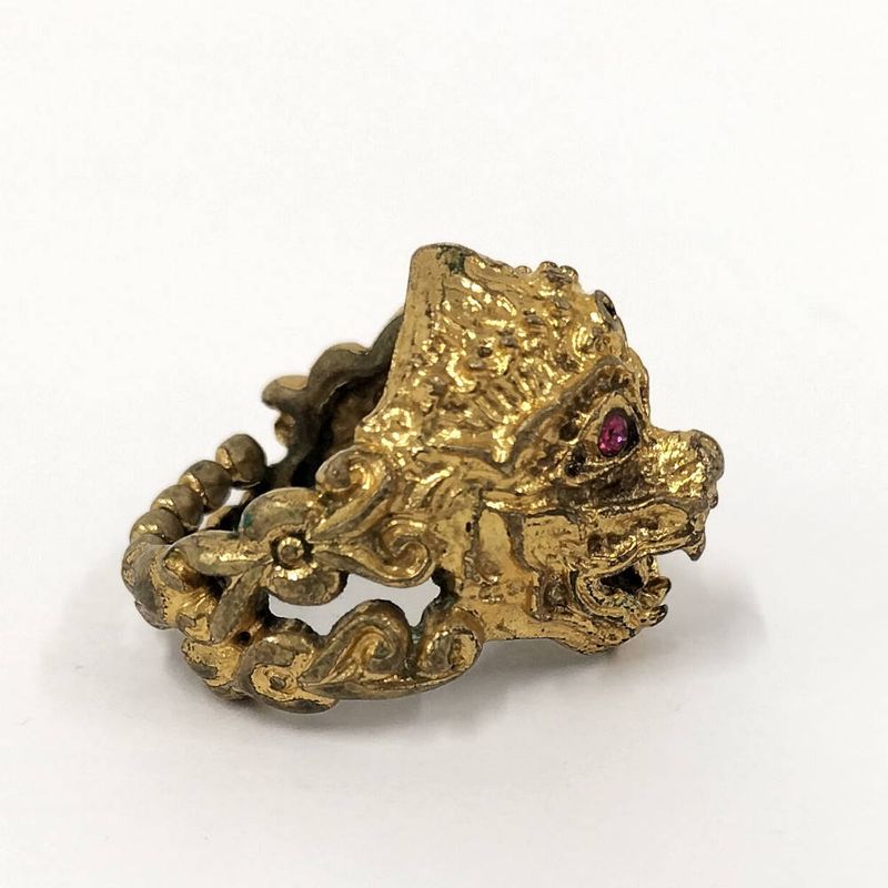 Gucci Ring Monkey Head Plated Gold