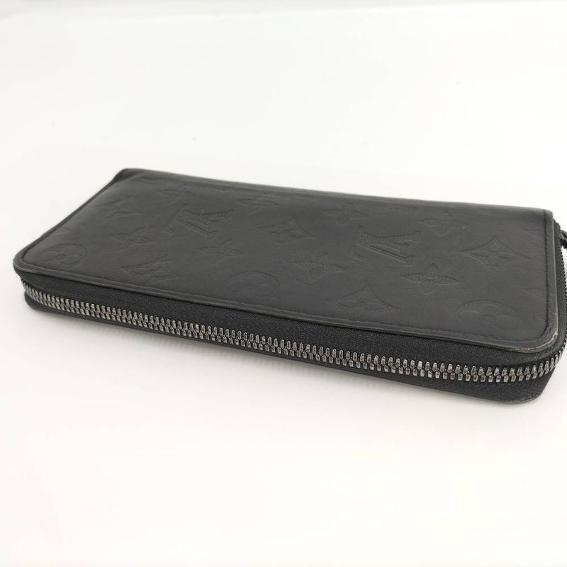 Louis Vuitton Zippy Wallet Vertical Zip Around Monogram Shadow