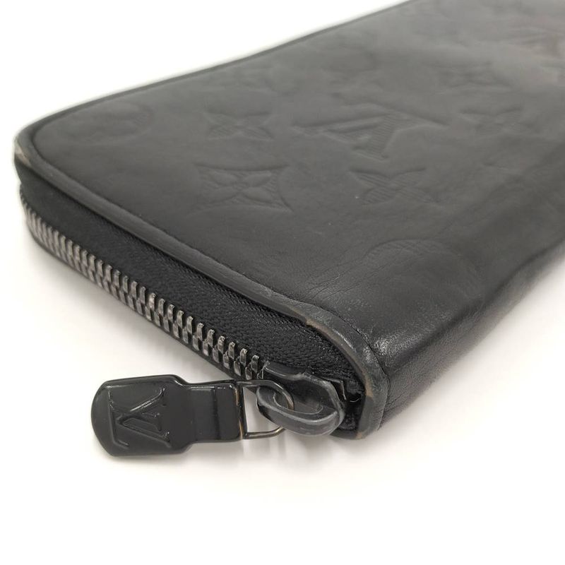 Louis Vuitton Zippy Wallet Vertical Zip Around Monogram Shadow