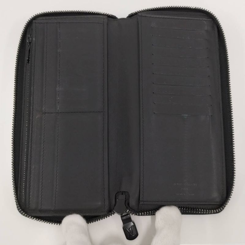 Louis Vuitton Zippy Wallet Vertical Zip Around Monogram Shadow