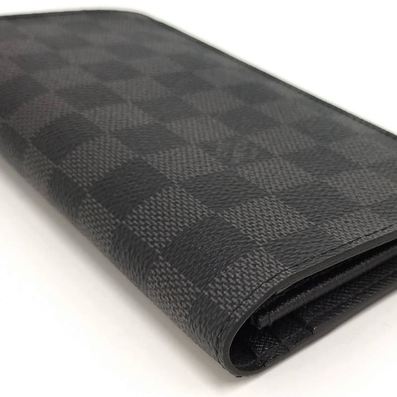 Louis Vuitton Bifold Long Wallet Portefeuille Brother Damier Graphite