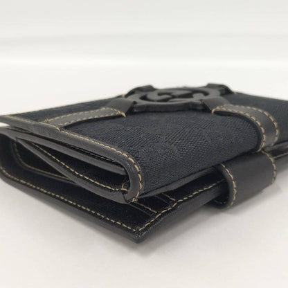 Gucci Hook Wallet GG Canvas Black