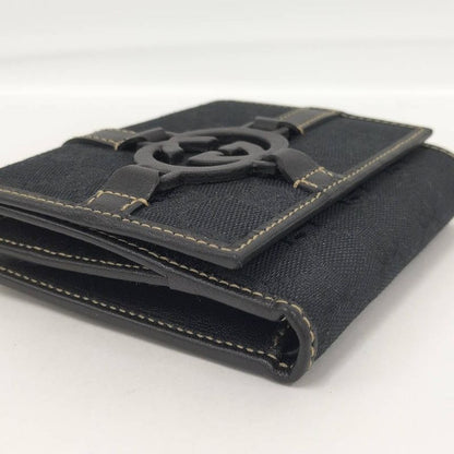 Gucci Hook Wallet GG Canvas Black