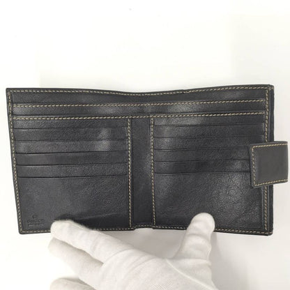 Gucci Hook Wallet GG Canvas Black