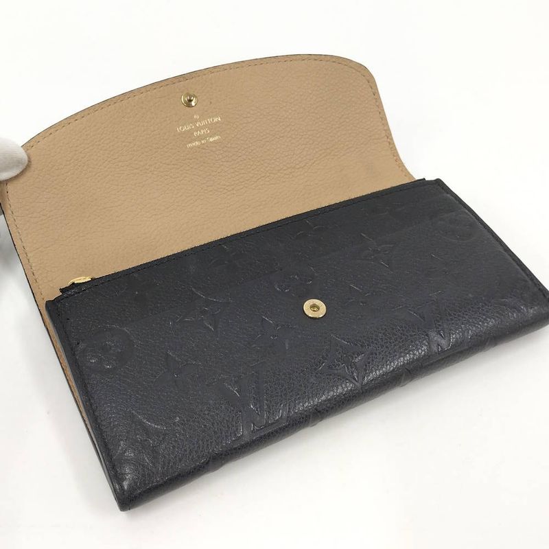 Louis Vuitton Portefeuille Emily Bifold Long Wallet Monogram Empreinte