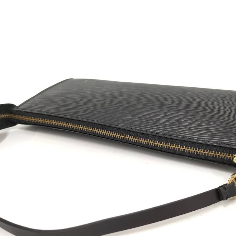 Louis Vuitton Pochette Accessoire Handbag Epi Noir Black