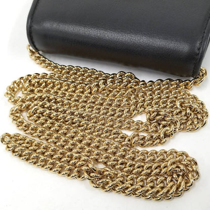Gucci Chain Wallet Leather Black