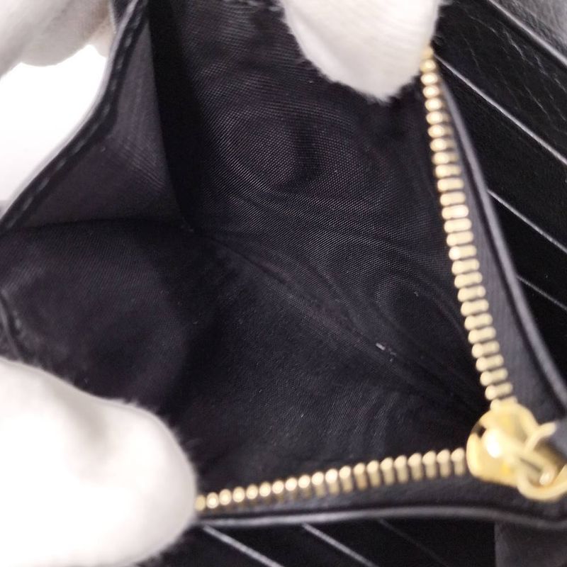 Gucci Chain Wallet Leather Black