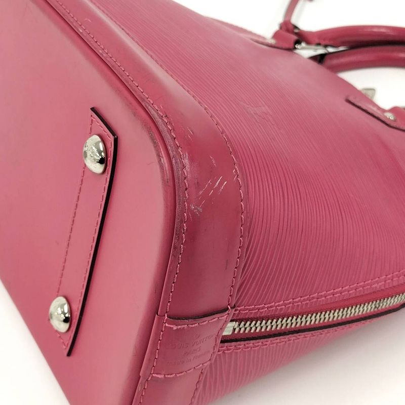 Louis Vuitton Alma PM Handbag Epi Pink