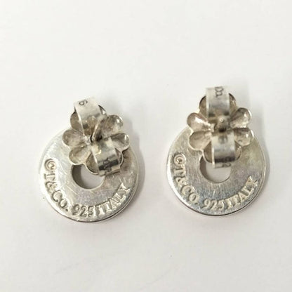 Tiffany & Co. Circle Earrings Silver