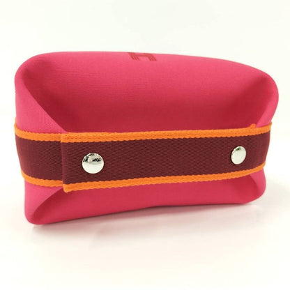 Hermes Bric-a-Brac PM Handbag Canvas Pink