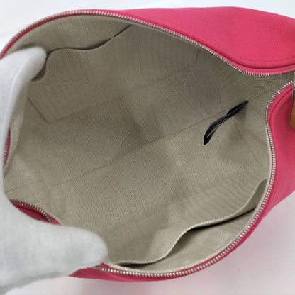 Hermes Bric-a-Brac PM Handbag Canvas Pink