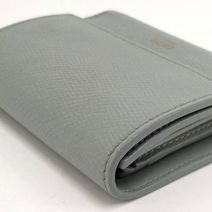 Celine Small Trifold Wallet Leather Gray