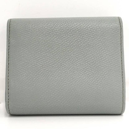 Celine Small Trifold Wallet Leather Gray
