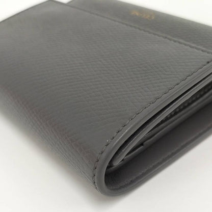 Celine Small Trifold Wallet Leather Gray
