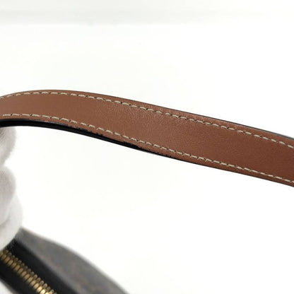 Celine One Shoulder Bag Mini Ava Triomphe Leather Black Brown