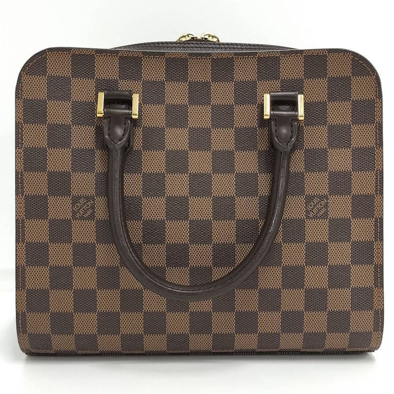 Louis Vuitton Triana Handbag Damier Ebene