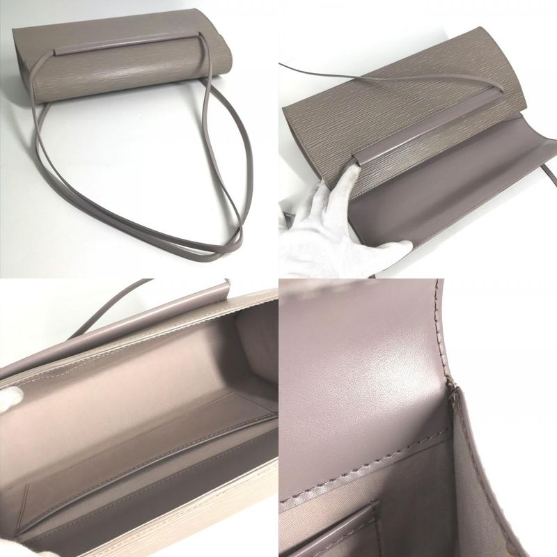 Louis Vuitton Shoulder Bag Dinar Epi Leather Lilac Purple