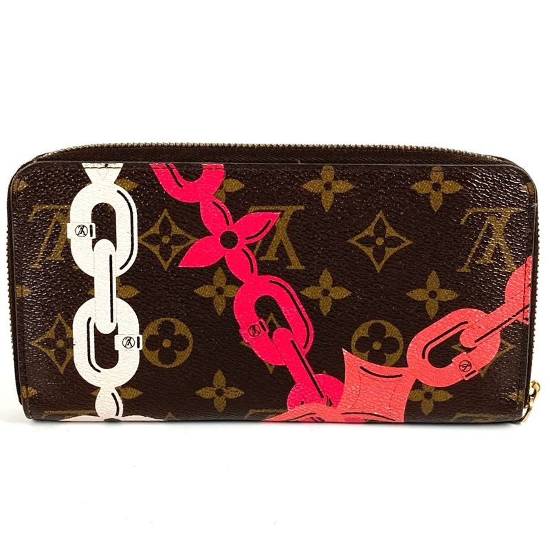 Louis Vuitton Zippy Long Wallet Monogram Canvas Brown