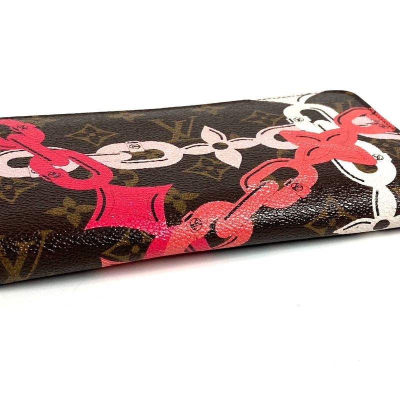 Louis Vuitton Zippy Long Wallet Monogram Canvas Brown