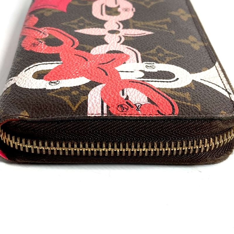 Louis Vuitton Zippy Long Wallet Monogram Canvas Brown