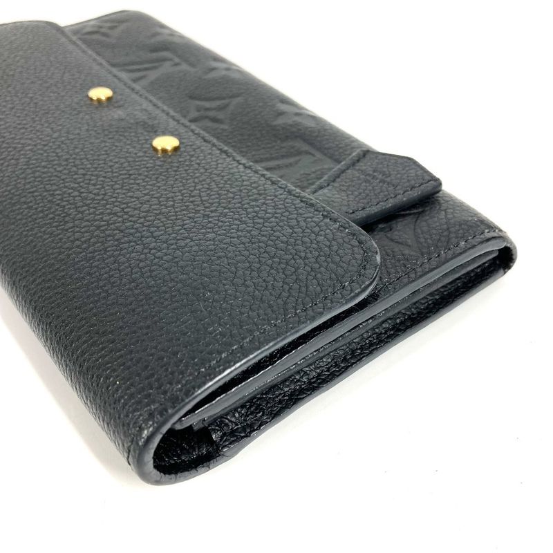 Louis Vuitton Long Wallet Portefeuille Pont Neuf Monogram Empreinte