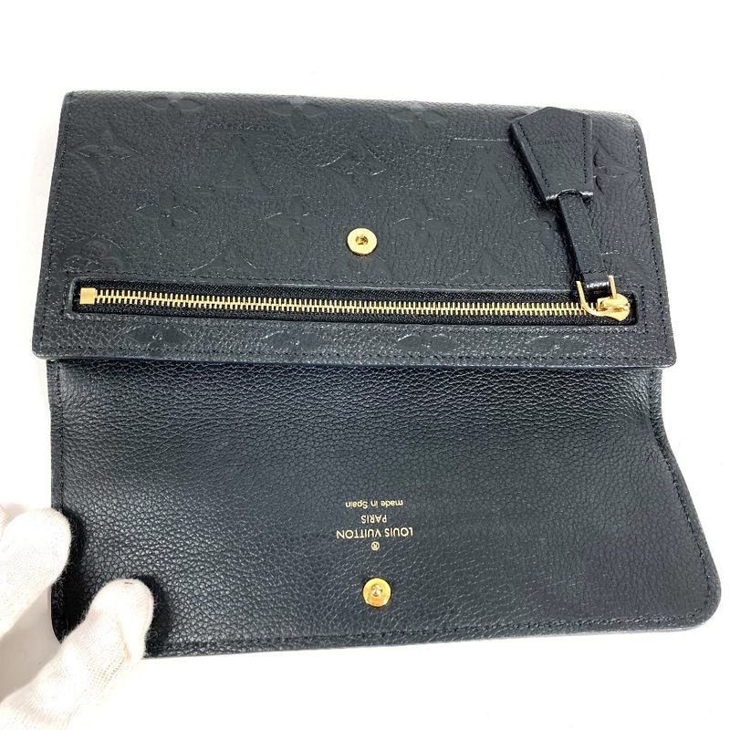 Louis Vuitton Long Wallet Portefeuille Pont Neuf Monogram Empreinte
