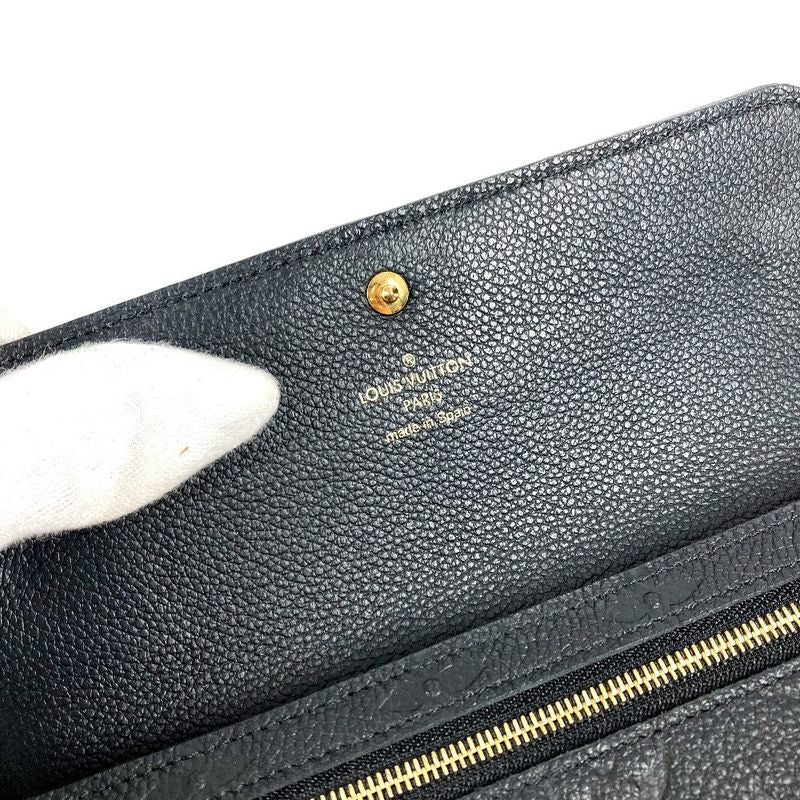 Louis Vuitton Long Wallet Portefeuille Pont Neuf Monogram Empreinte