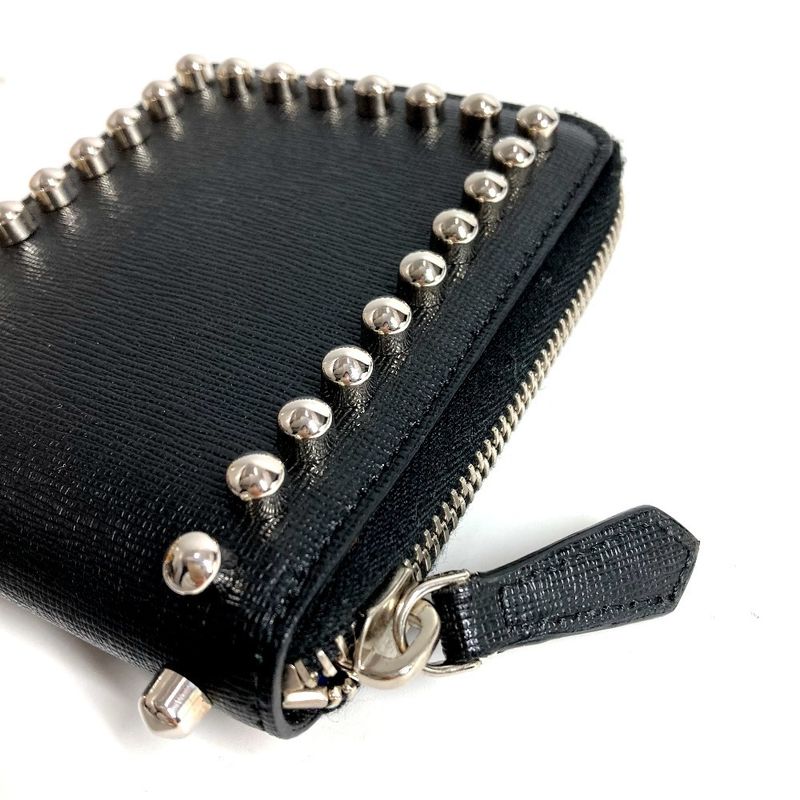 Fendi Bifold Wallet Karl Laga Feld Leather Black