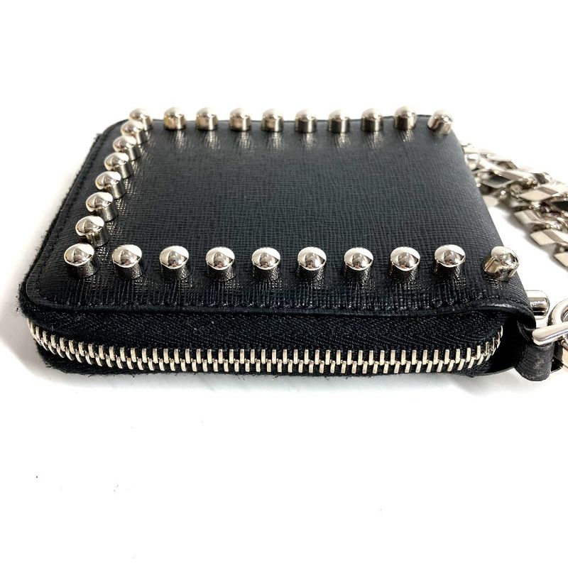 Fendi Bifold Wallet Karl Laga Feld Leather Black