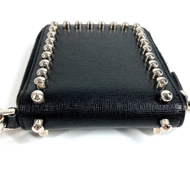 Fendi Bifold Wallet Karl Laga Feld Leather Black