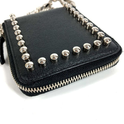 Fendi Bifold Wallet Karl Laga Feld Leather Black