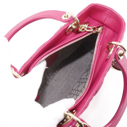 Dior Christian Cannage Lambskin Pink Handbag