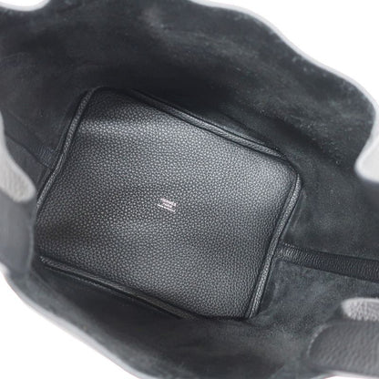 Hermes Picotin Lock MM Handbag Black Silver Manufactu