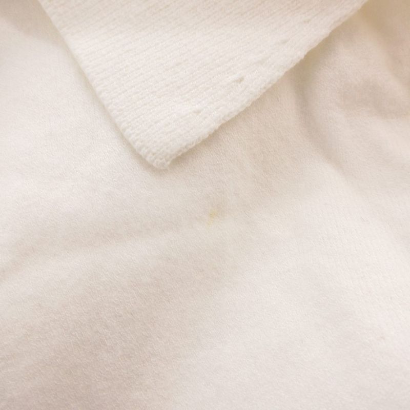Fendi Polo Shirt Short Sleeve Punching Logo 48 White