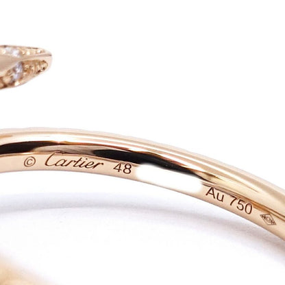 Cartier 18K Pink Gold Juste Un Clou Diamond SM Ring