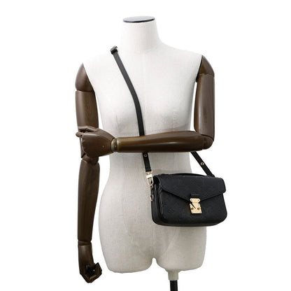 Louis Vuitton Handbag Monogram Empreinte Pochette Metis East West 2-Way Black Noir