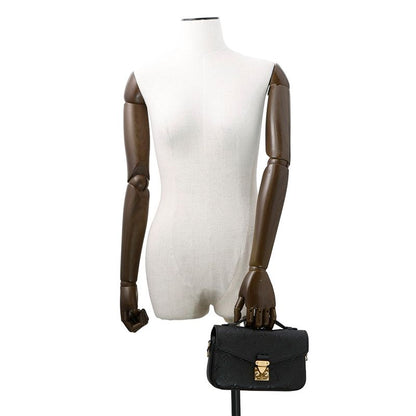 Louis Vuitton Handbag Monogram Empreinte Pochette Metis East West 2-Way Black Noir