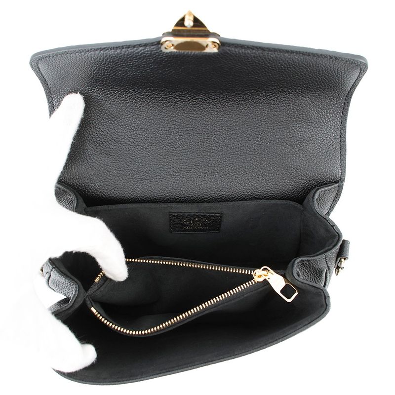 Louis Vuitton Handbag Monogram Empreinte Pochette Metis East West 2-Way Black Noir