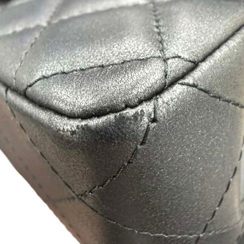 Chanel Chain Shoulder Bag CC Logo Mini Quilted 20 Lambskin