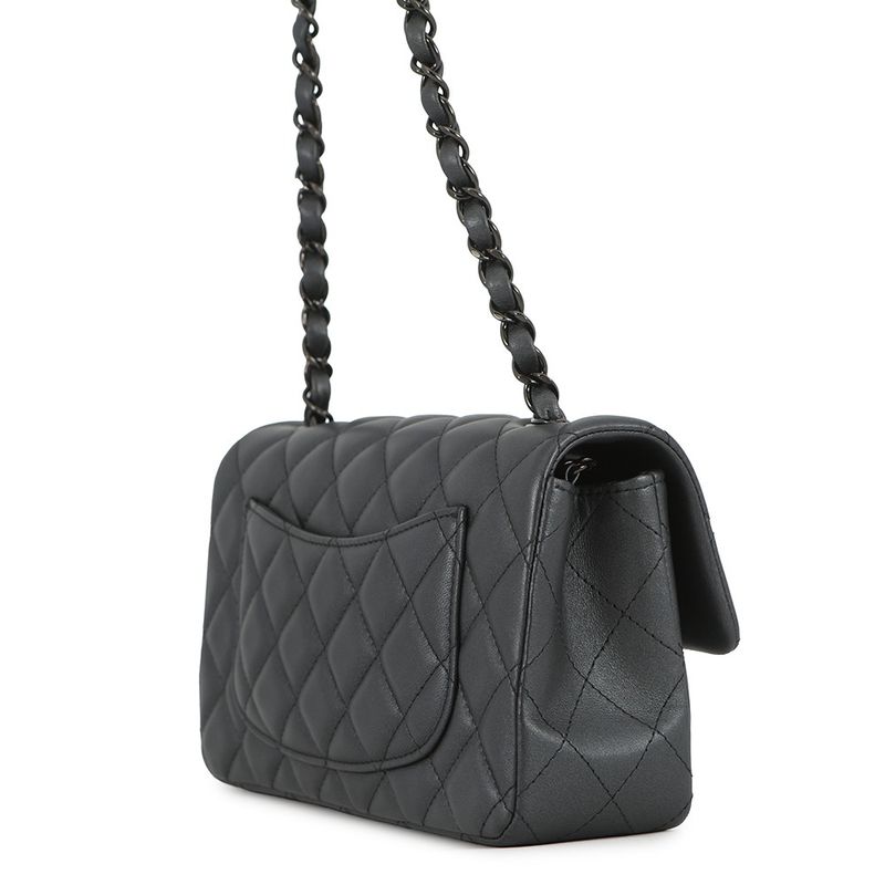 Chanel Chain Shoulder Bag CC Logo Mini Quilted 20 Lambskin