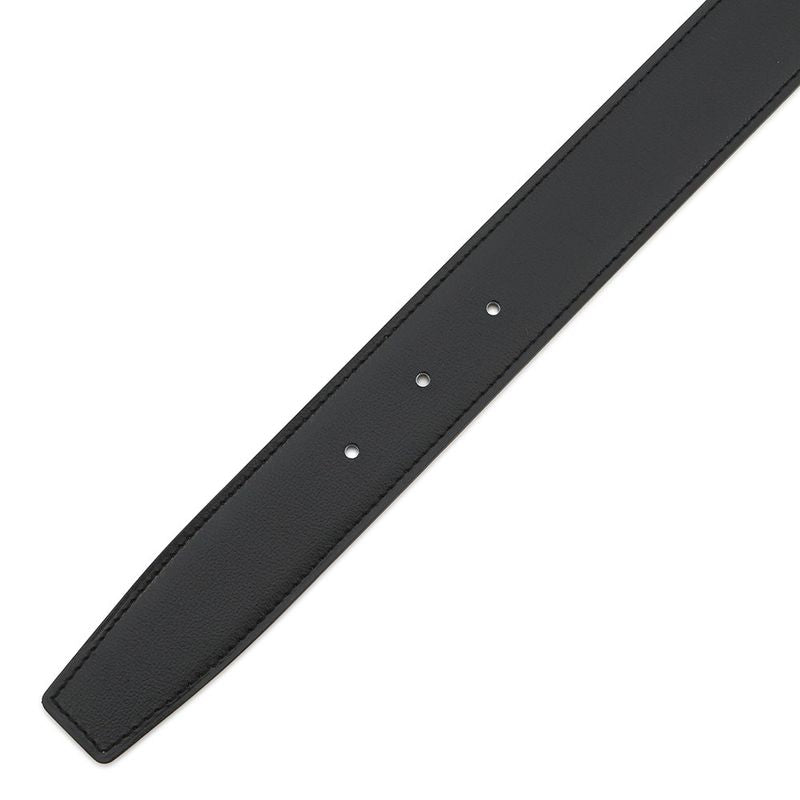 Hermes Belt Jumbo Black Gold Silver Box Calf Togo 80