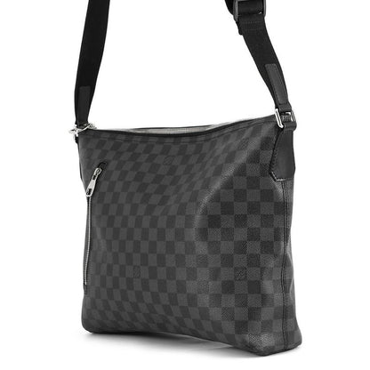 Louis Vuitton Shoulder Bag Damier Graphite Mick GM Noir Black