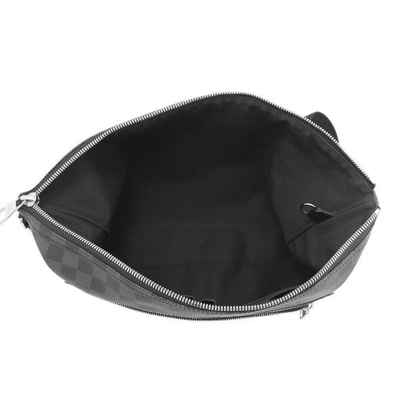 Louis Vuitton Shoulder Bag Damier Graphite Mick GM Noir Black